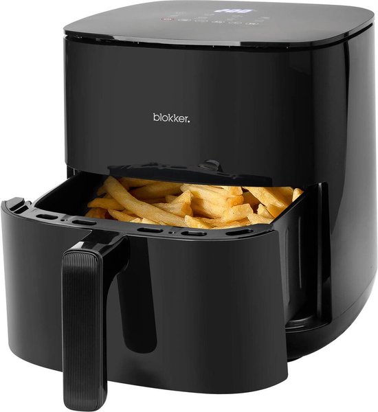 Blokker Airfryer Deluxe Zwart - Heteluchtfriteuse XL - 5 Liter
