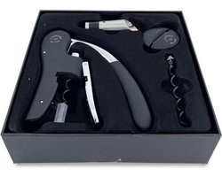 L'Atelier Du Vin - Kurkentrekker met hefboom zwart - Luxe wijn opener - Wijn Accessoires Set L'Atelier Du Vin - Kurkentrekker met hefboom zwart - Luxe wijn opener - Wijn Accessoires Set