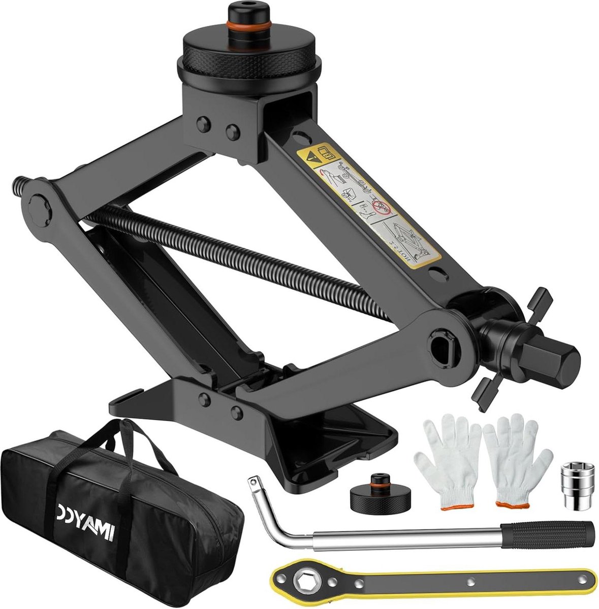 25T Krikset voor Tesla Model 3/Y/S/X - rubberen pad - Jack Pad - 2500 kg schaarkrik - Tesla-adapter accessoires - bandenwissel Jack Pad - ratelsleutel - html content Schaarkrik