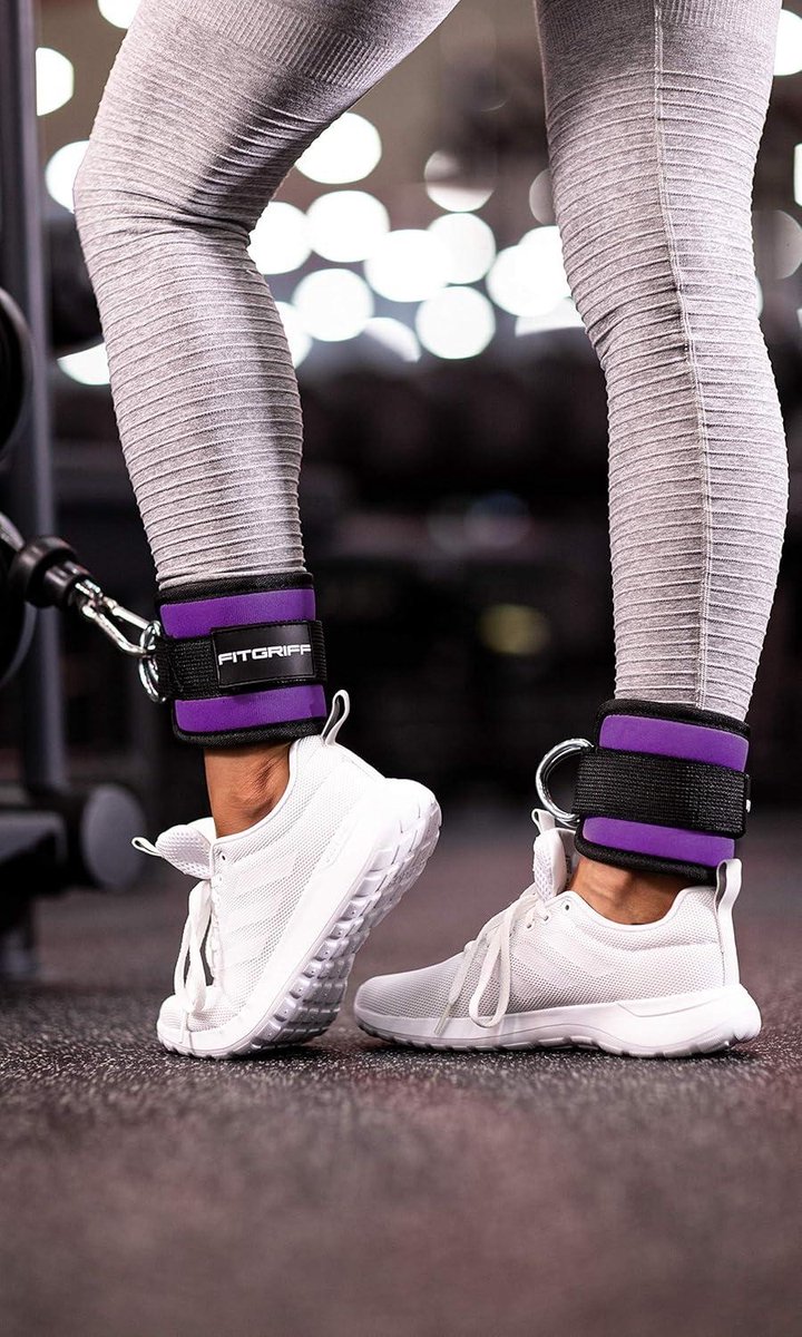 Sangles De Cheville Pour Machine à Câble – Réglables, Antidérapantes – Pour Entraînement Fitness, Musculation - 3