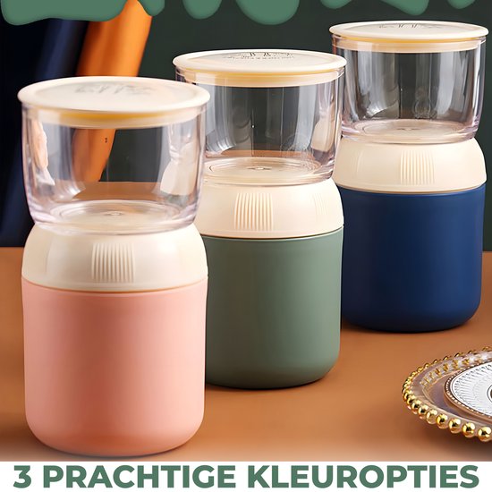 My Green Deal-Yogurt cup to go-Muesli cup-Soup cup-Lunch cup-Lunch to go-Isolate lunch pot-Durable-Inox