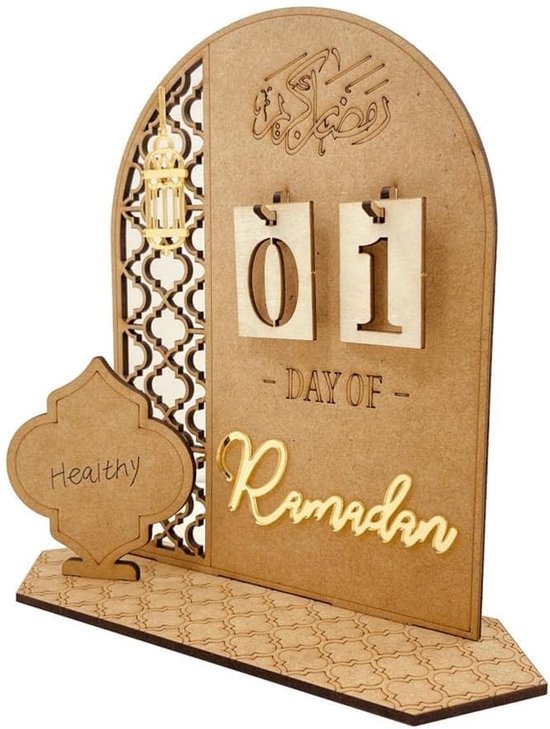 Ramadan aftelkalender hout toren
