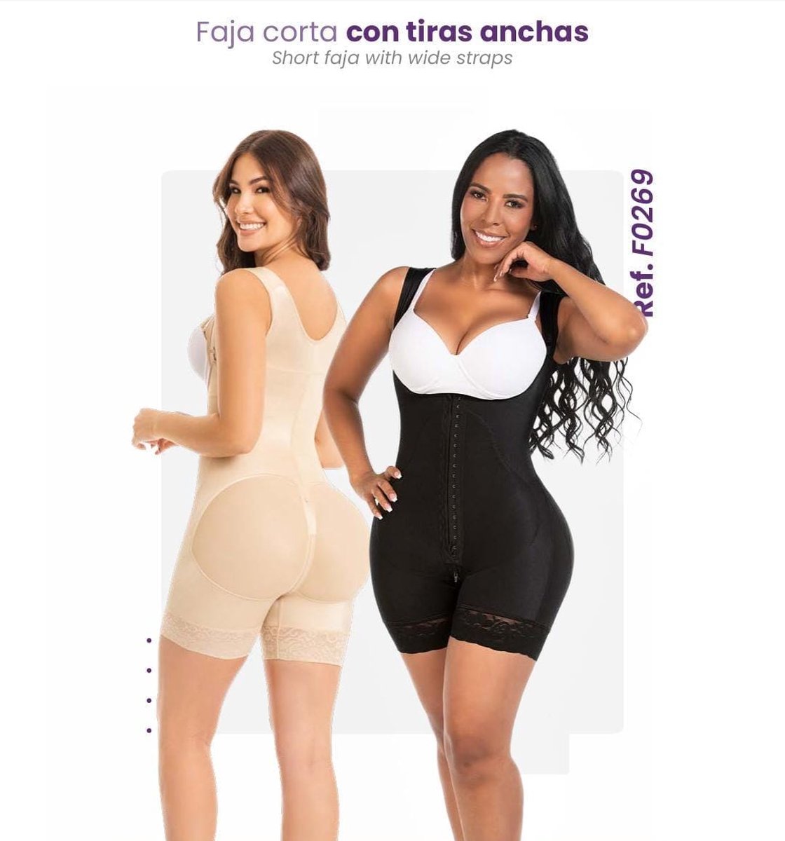 M&D origineel FAJAS COLOMBIANAS - COLOMBIAANSE SHAPEWEAR - Damesmode - Lingerie - Maatverkleining - Postpartum - Postoperatief/ REF 0269/ ZWART / MAAT M