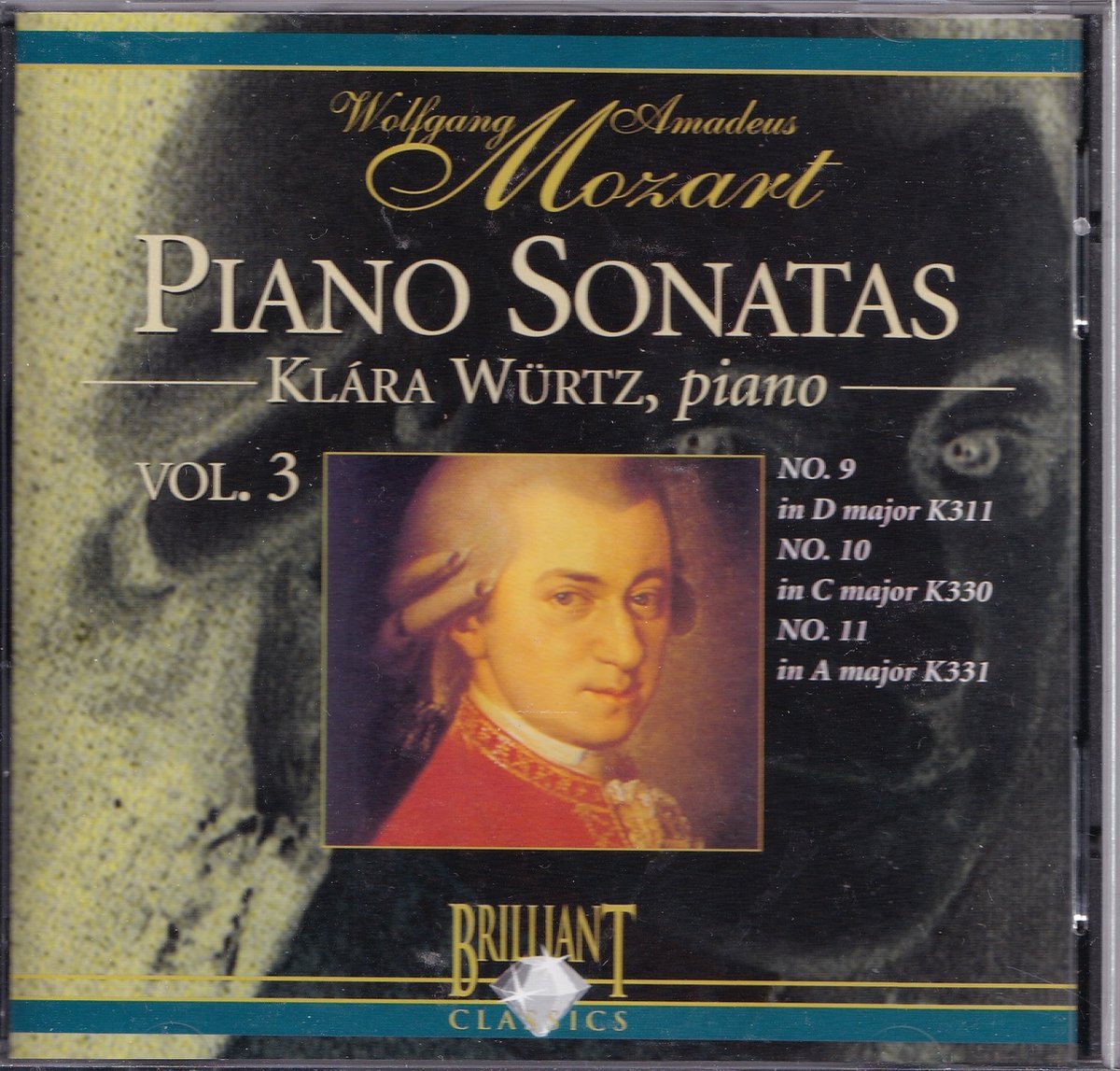 Piano sonatas vol. 3 - Wolfgang Amadeus Mozart - Klára Würtz
