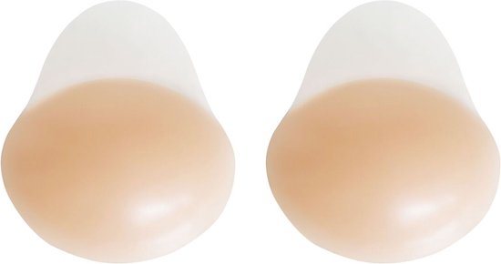Plak bh - Plack bh Push up - Zefklevende bh - plak bh cup D - Beige - MAGIC Bodyfashion Lift It's Latte Dames - Strapless bh - bh accessoires - bh voor open rug - BH zonder achterkant