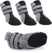 Chaussures D'été Pour Chien – Lot De 4 – Maille Respirante, Semelle Antidérapante – Taille XL - 10