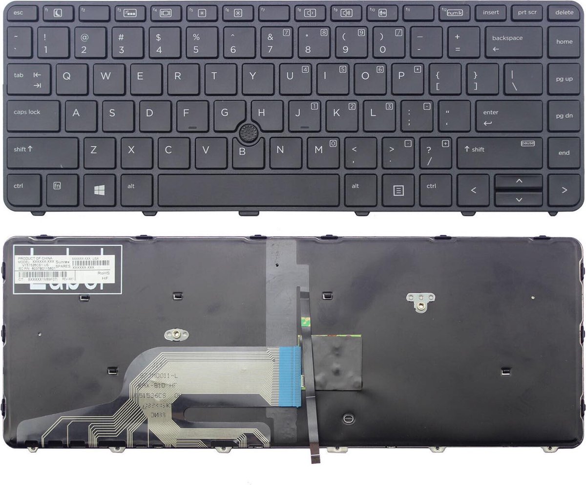 Notebook keyboard for HP ProBook 430 G3 G4 640 G2 G3 with pointstick backlit