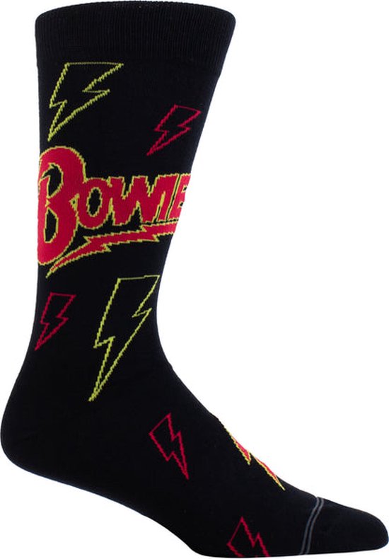 Chaussettes David Bowie Officielles - Taille FR 40-45/UK 7-11, Mixte, Neuves