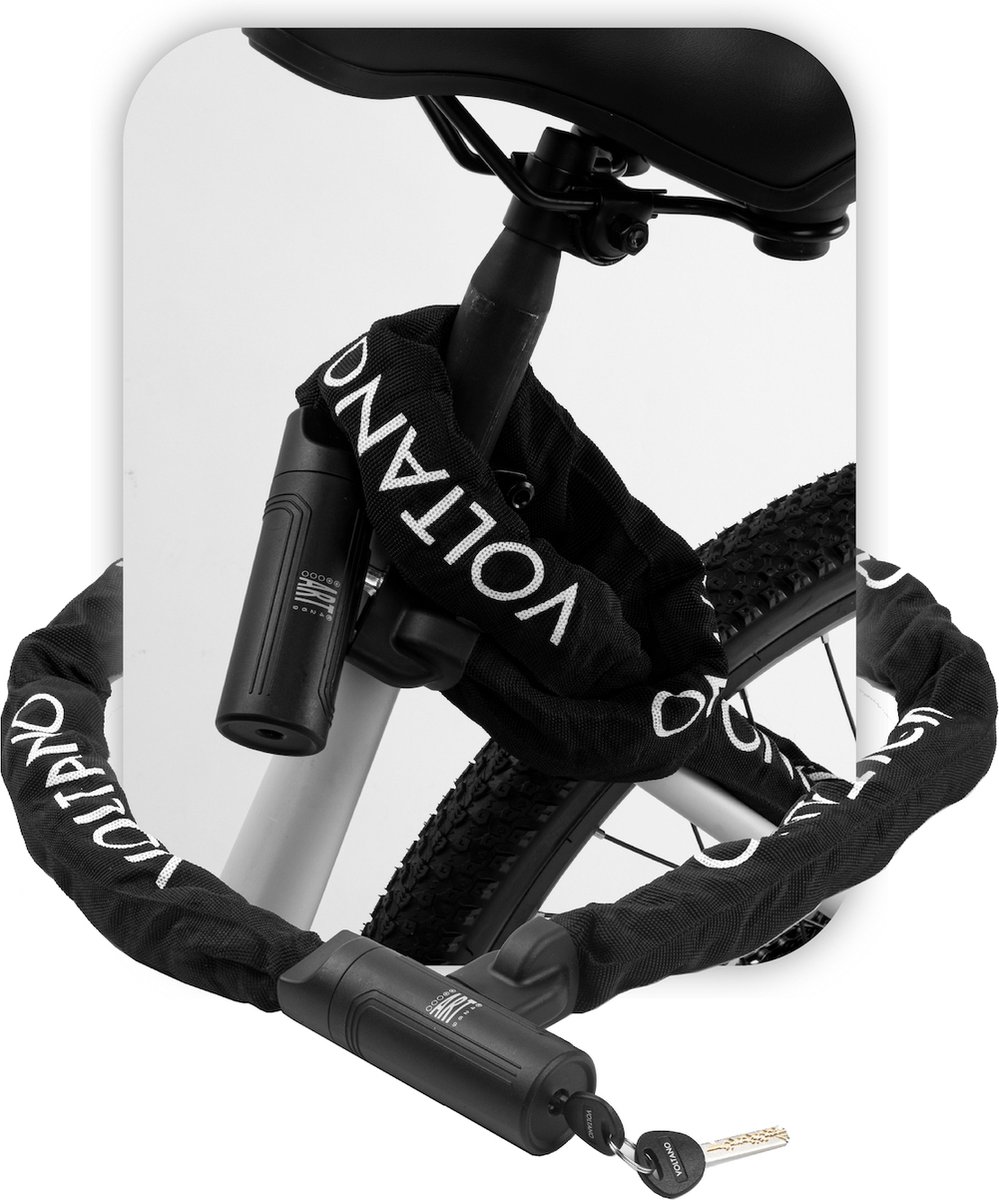 Voltano Securo ART2 Kettingslot 130 CM - ART 2 Slot Goedgekeurd Voor De Fietsverzekering
