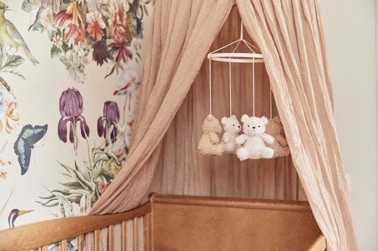 Jollein Baby Mobiel - Teddy Bear - Naturel/Biscuit - Voor Box/Babybedje van Jollein — afbeelding 4