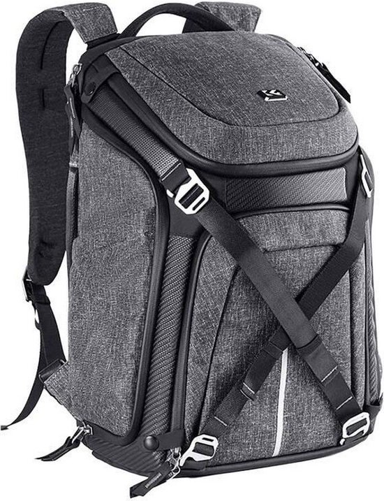 K&F Concept Camera Backpack Grey voor 2 Camera's - 25 Liter | bol