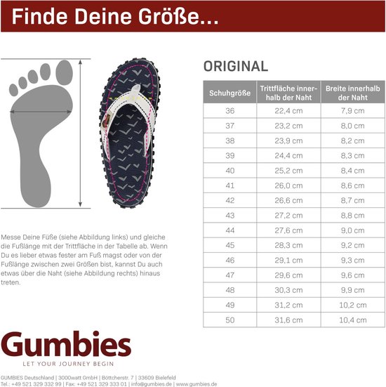 Gumbies | Corker | Teenslippers | Unisex | Blue | Maat 43 | bol