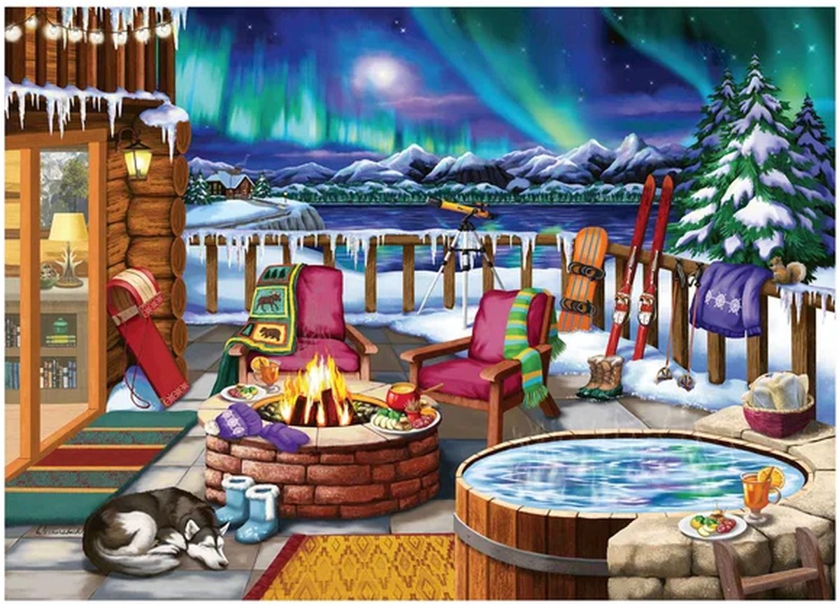 Ravensburger puzzel Noorderlicht - Legpuzzel - 500 stukjes — afbeelding 5