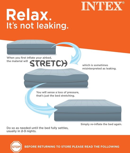 Comfort Dura-Beam luchtbed - eenpersoons - 64157 van Intex — afbeelding 2