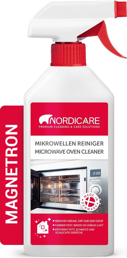 Foto: Nordicare magnetron reiniger vloeibaar extra sterk 500ml magnetron reiniger voor effectieve reiniging van vuil en geurtjes magnetronreiniging magnetron reiniger