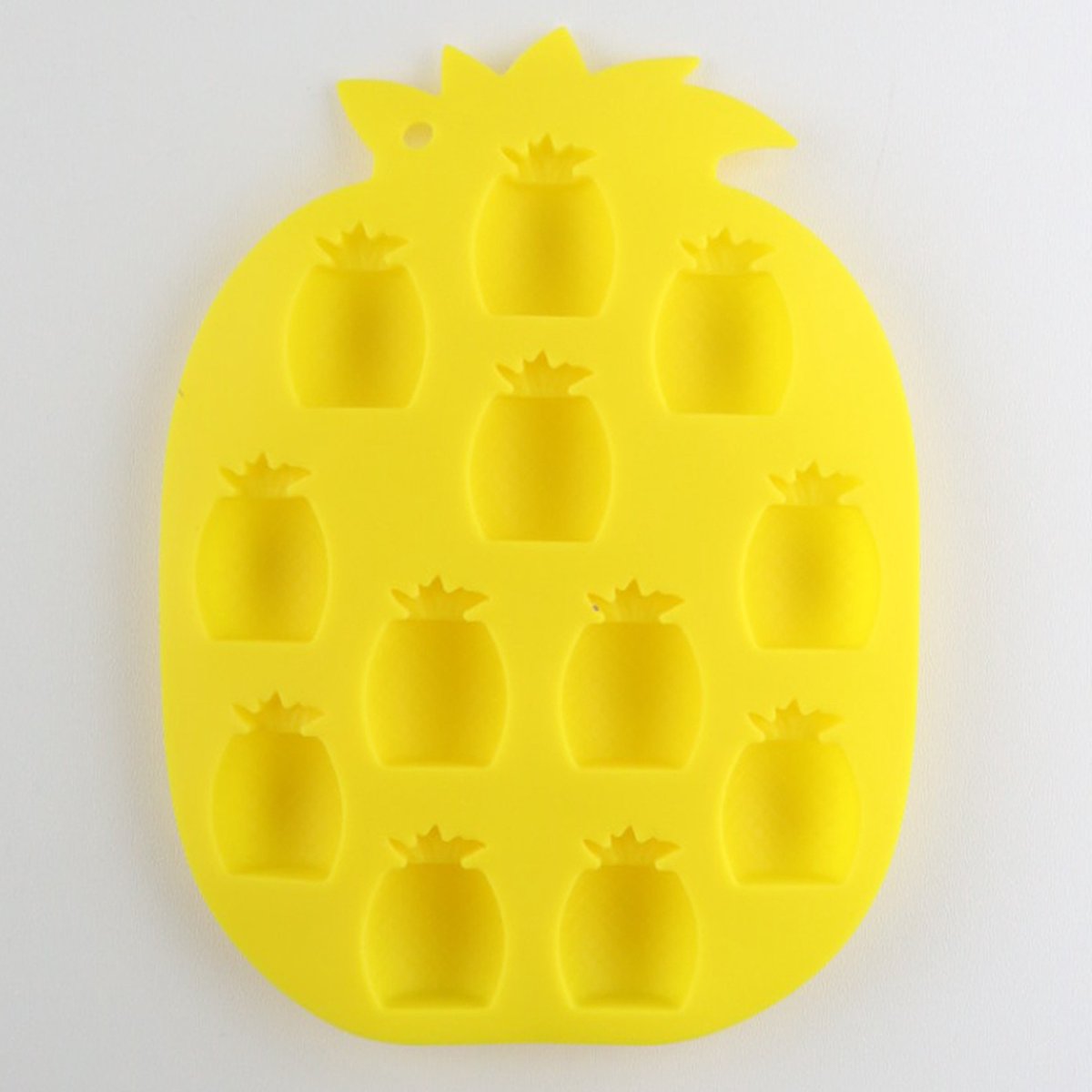 ijsblokjes vorm ananas geel 2 stuks - ijsblokjes - ijsblokjes vormpjes - ijsvormpjes - ijsblokjesvorm met deksel - ijsblokjes machine - ijsblokjes maker - Cave & Garden