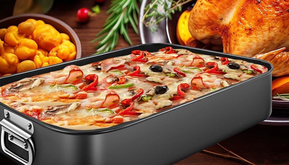 Bakplaat in met oven -veilig rooster, kwartblad, naturals - Nordic Ware - Koop online | KitchenLab