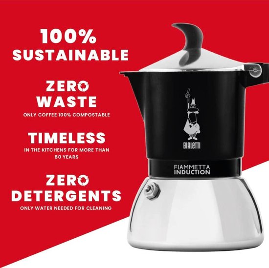 Italiaanse koffie zetten met de moka express percolator