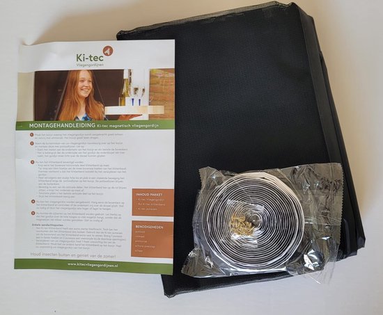 Ki-tec® Magnetisch Vliegengordijn 90x210 cm – Zelfsluitend – Sterke Magneten – 30 Maten – KD14