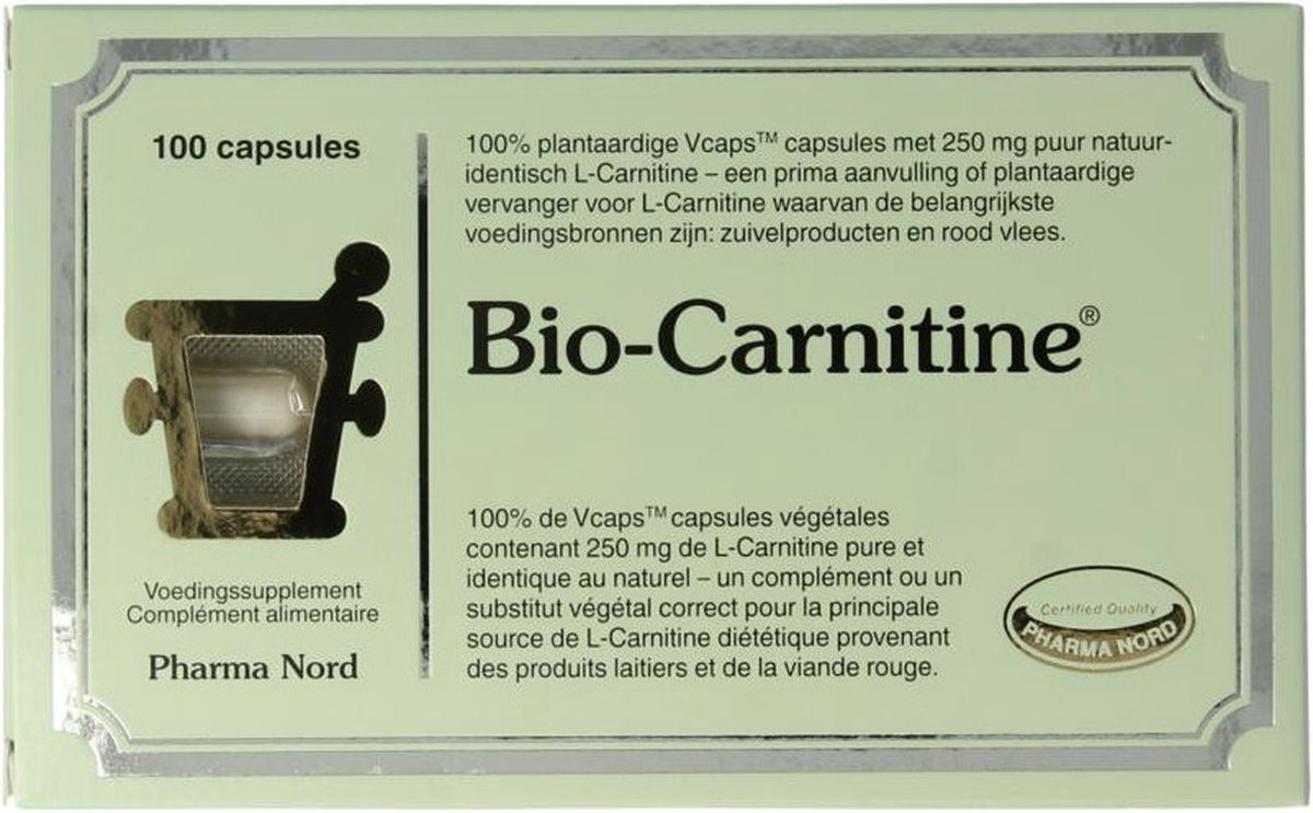 Goedkoopste Pharma Nord Bio carnitine 100 Capsules