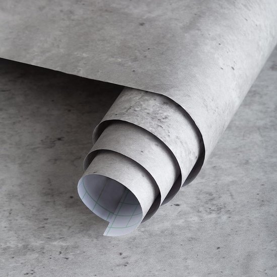 Wallways Zelfklevend Behang - Muurdecoratie - Waterbestendig en Hittebestendig - 60 cm x 10 m - Licht Cement