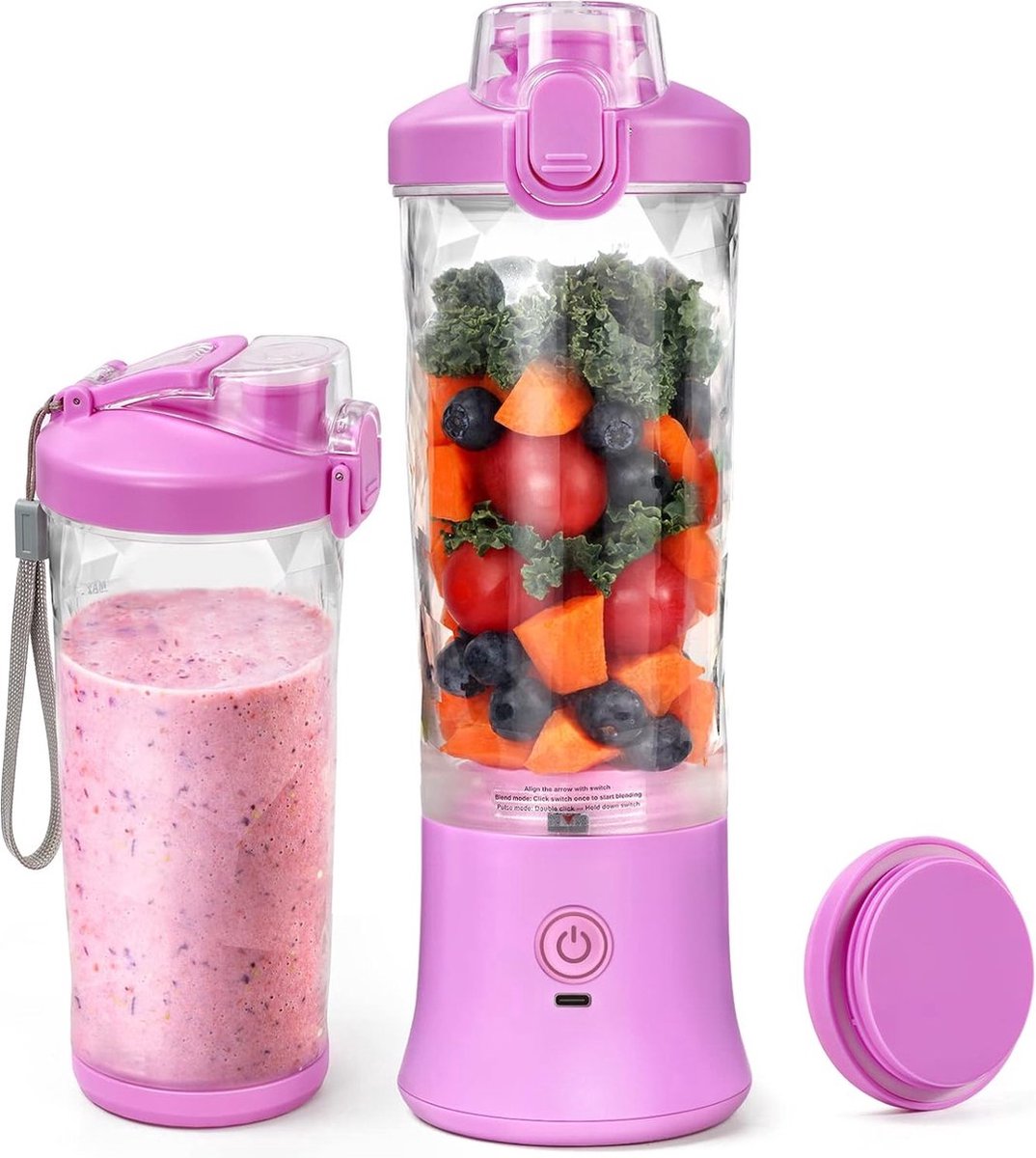 Goedkoopste Elektrische Sapcentrifuge - Waterdicht - Sportschool Gebruik - Krachtige Motor - Vers Sap - Makkelijk Reinigen