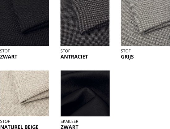 Sommier tapissier Bravo - 160 x 200 - Suspension à poches - Noir Skai