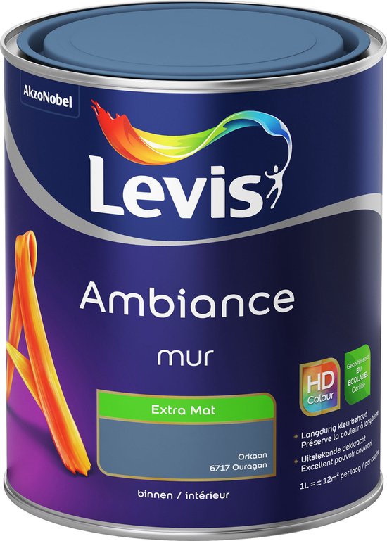 Levis Ambiance Mur Extra Mat Hurricane 1L