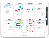 GreenStory - Sticky Whiteboard - Tableau de planification hebdomadaire classique