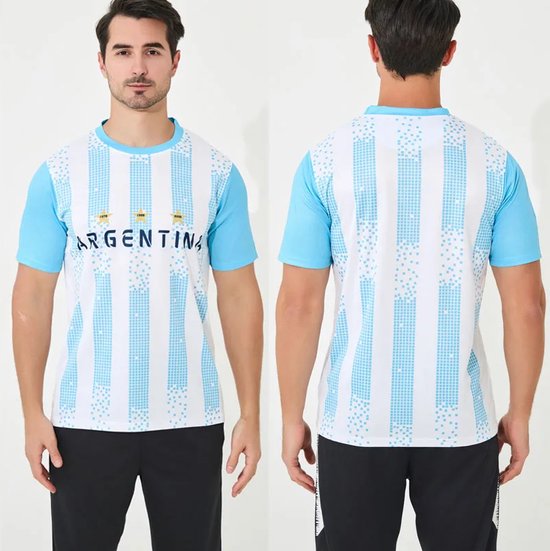 Maillot de football de supporter argentin pour le vrai supporter taille S