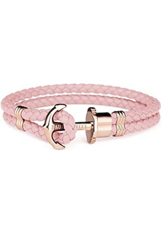 Bracelet Mixte Paul Hewitt – Cuir Moutarde, Ancre Rose – Taille S (15-16 Cm) – Neuf Avec étiquettes