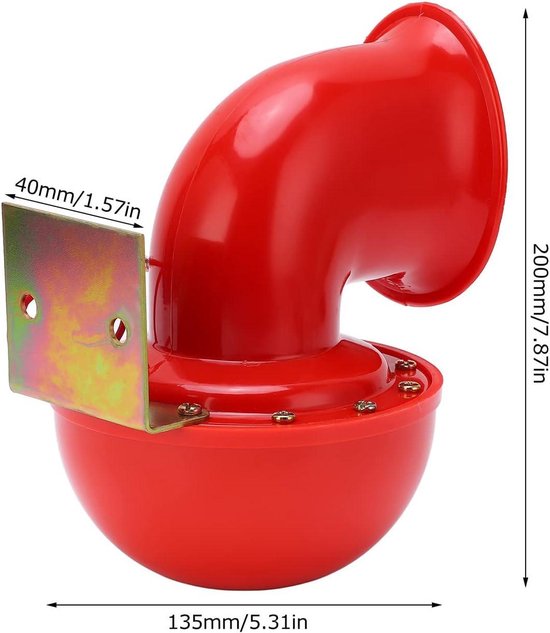 Red Bull Horn 150dB - Hard geluid voor motorfiets, auto, boot | NL