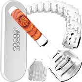 Bol.com AdroitGoods Eelt Verwijderaar Set - Voetvijl – Eeltrasp – Eeltschaaf – Eeltschraper - RVS - Inclusief 10 mesjes aanbieding Bol.com AdroitGoods Eelt Verwijderaar Set - Voetvijl – Eeltrasp – Eeltschaaf – Eeltschraper - RVS - Inclusief 10 mesjes aanbieding