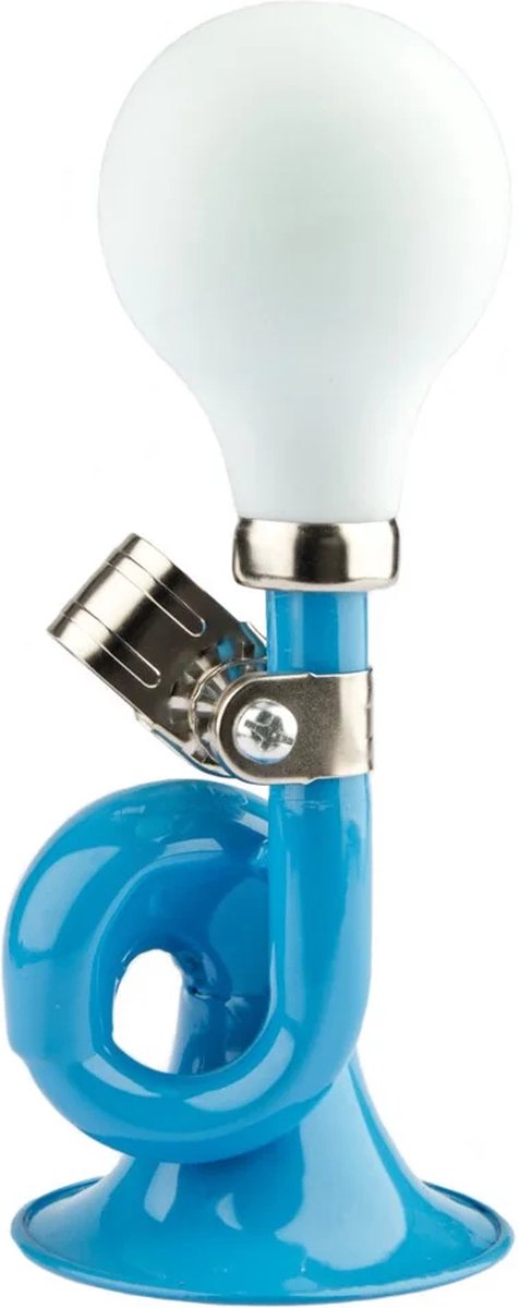 Pexkids Fietshoorn Lokken Pexkids Blauw Met Een Witte Bal