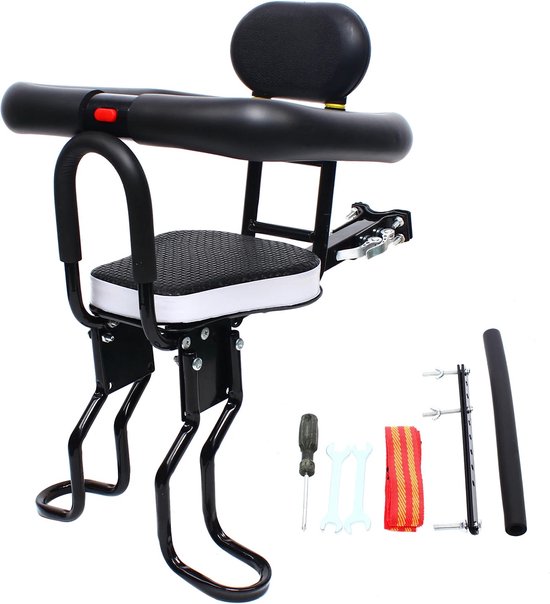 Gran Vida® Siège enfant pour VTT Dossier et Pédales réglables