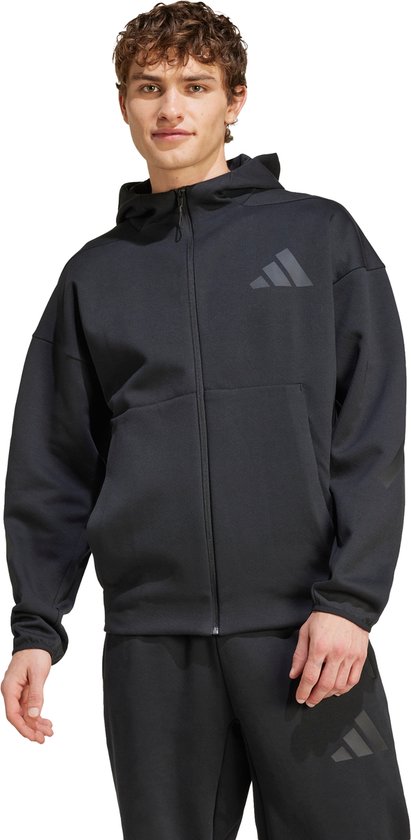 Erima Change Trainingsjack Met Capuchon voor Heren | New Royal - Zwart - Wit