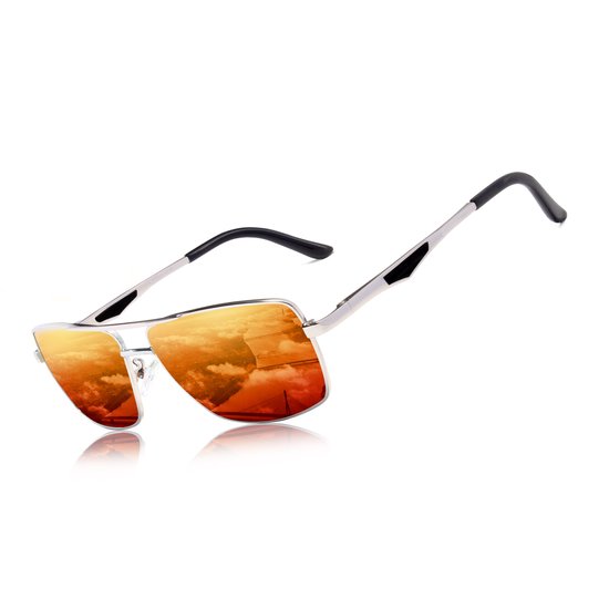 KingSeven Redstar - Pilotenbril met UV400 en polarisatie filter - Z197 van Kingseven — afbeelding 2