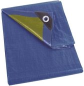 Bâche imperméable bleu / vert kaki - 2 x 3 mètres - bâche / bâche de marché