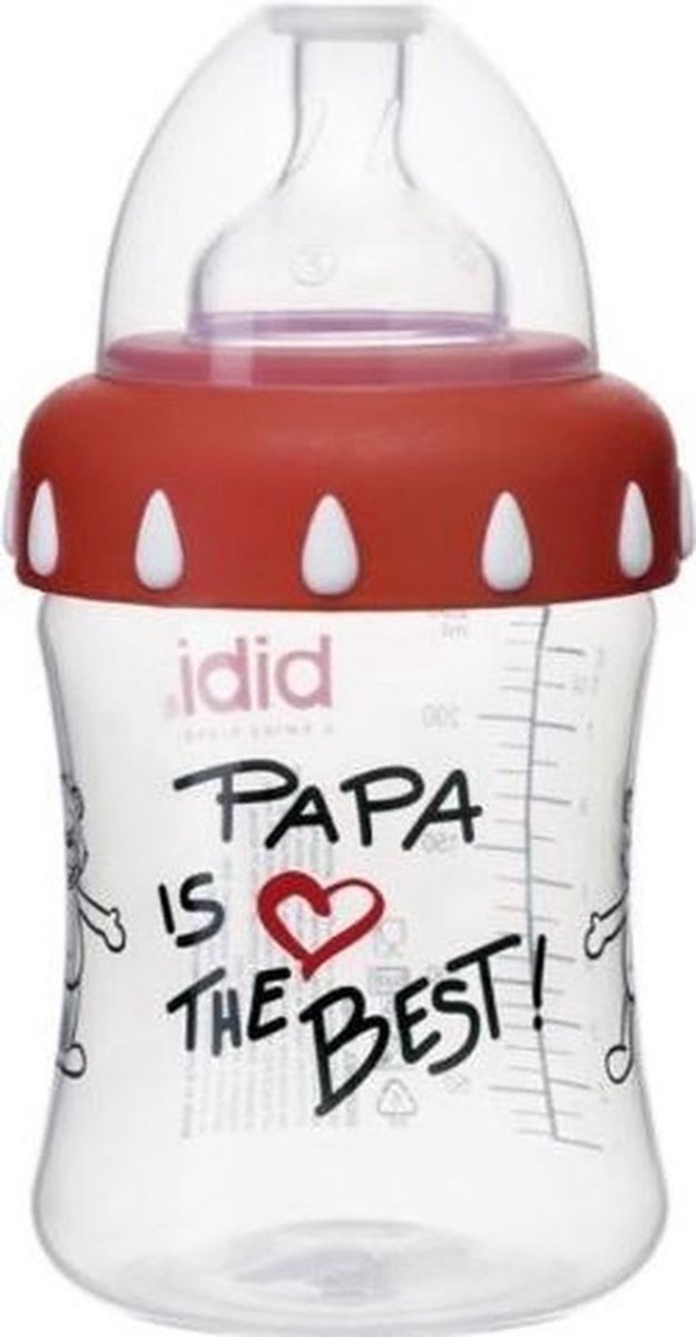Goedkoopste Bibi Drinkfles Papa Is The Best 120ml - 5 Stuks - Voordeelverpakking