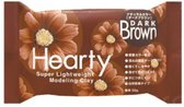 Hearty soft zelfdrogende klei Brown 50g