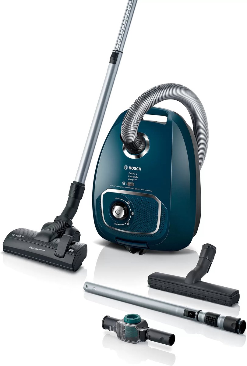 stofzuiger met bus 700w 69db blauw - bosch - BGLS4FAM