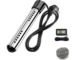 Deluqse Dompelaar 3000W – Met Thermometer – Waterverwarmer - 20L