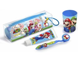 Reistasje Cartoon Super Mario Cuidado Dental Lote 4 Onderdelen
