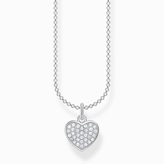 Thomas Sabo Damen-Kette 925er Silber 33 Zirkonia Zilver 32017855