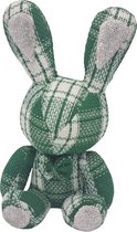 Happy Trendz® Konijn (Groen) met Diamant Steentjes Pluche Knuffel 38 cm {Rabbit Bunny Diamond Plush Toy | Geschikt als speelknuffel, decoratie, en stressverlichter
