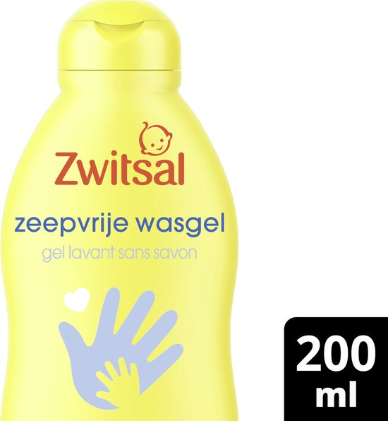 Zwitsal Zeepvrije Wasgel - Baby - met ingrediënten van natuurlijke oorsprong zonder SLES-sulfaat - 200 ml