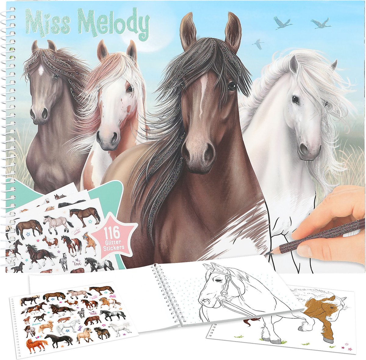 Depesche - miss melody paardenkleurboek afbeelding