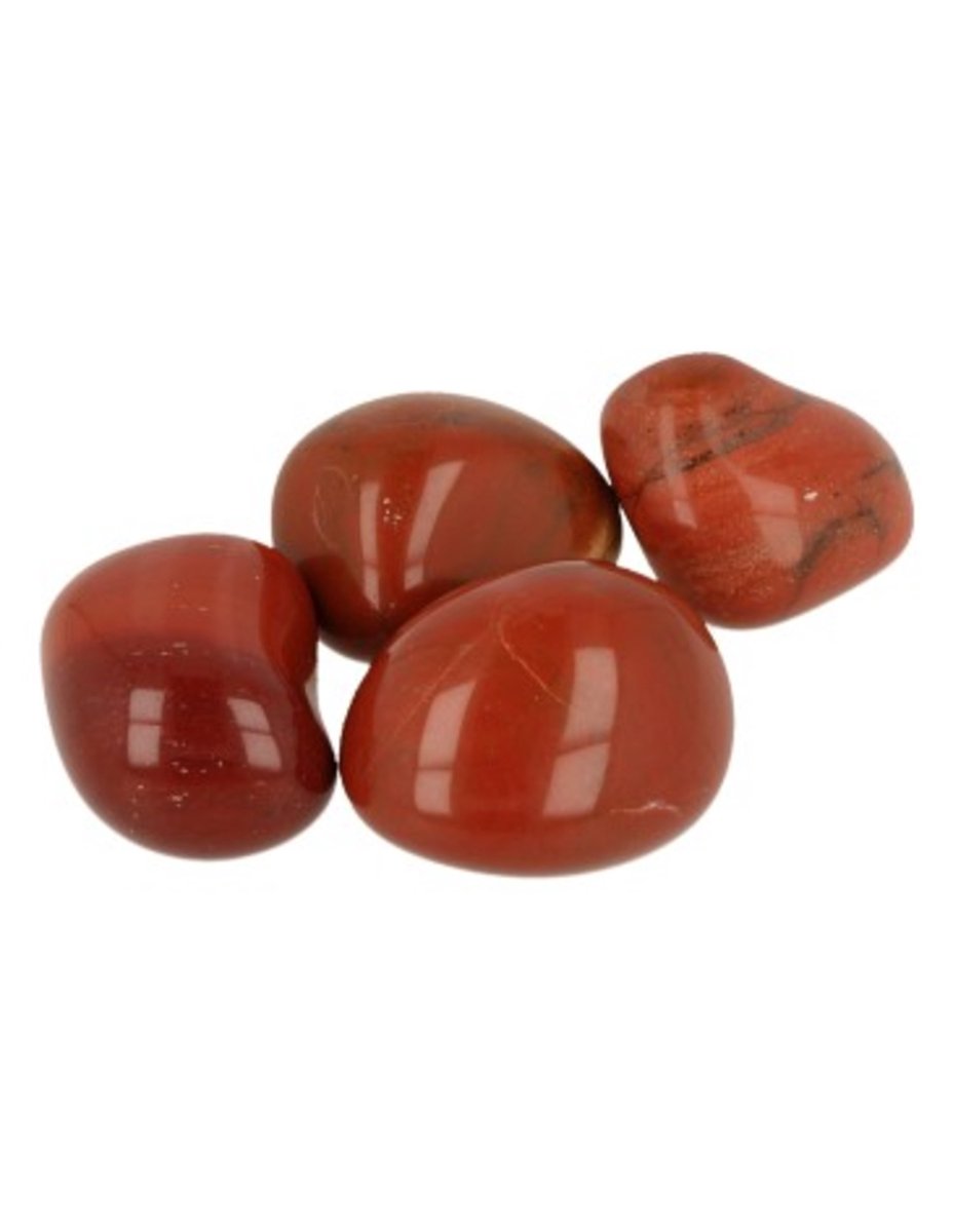 Ruben Robijn Jaspis rood A 250 gr. trommelstenen (mt3)