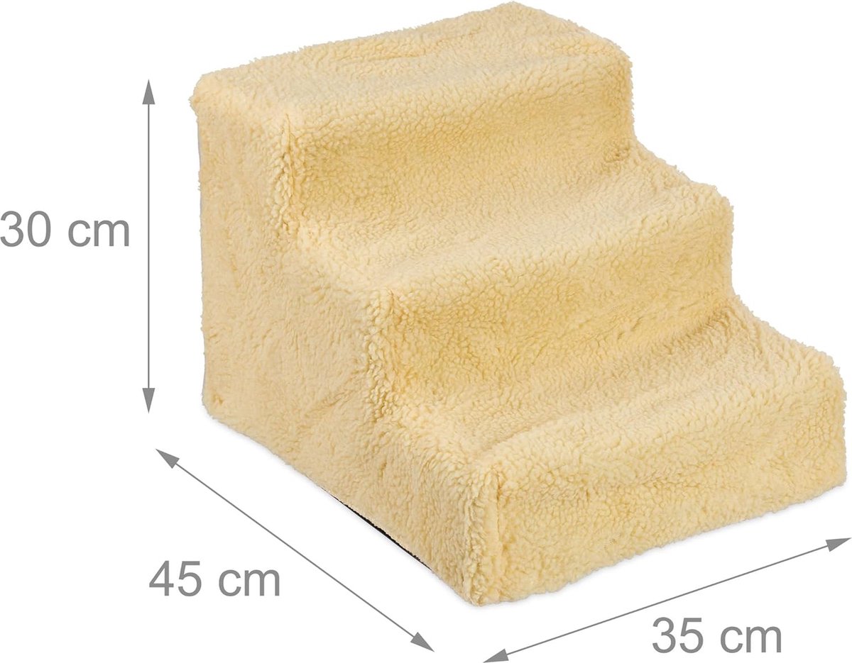 Hondentrap voor Bank, Bed , Wasbaar, Draagbaar Huisdierladder voor Puppy's en Katten 30x35x45 cm