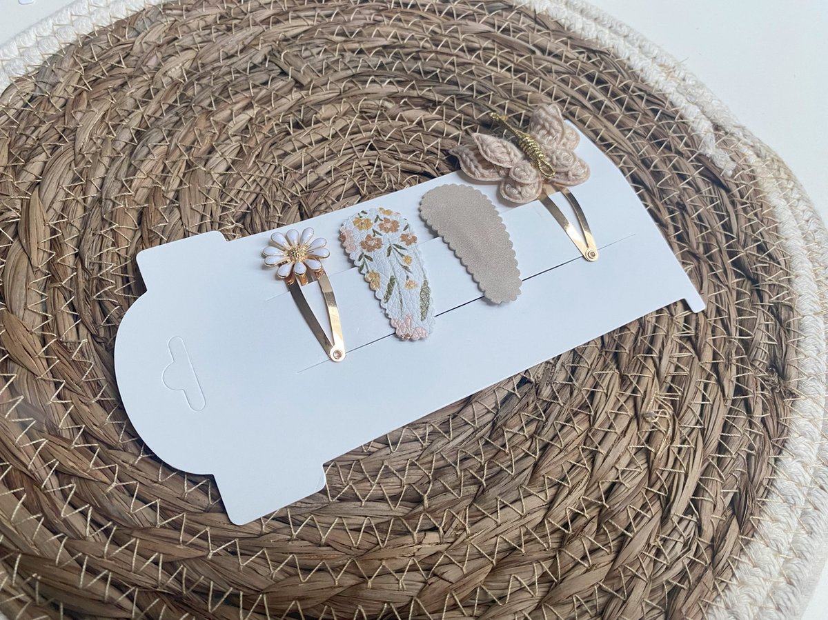 Klikklak haarspeldjes Amy - Kinderknipje - baby knipje - haarknipjes kinderen - haarspeldjes - haarspeldjes voor meisjes - haarknipjes - kinderen - peuter -haarspeld baby - Kinder haarclips - Meisjes haaraccessoires